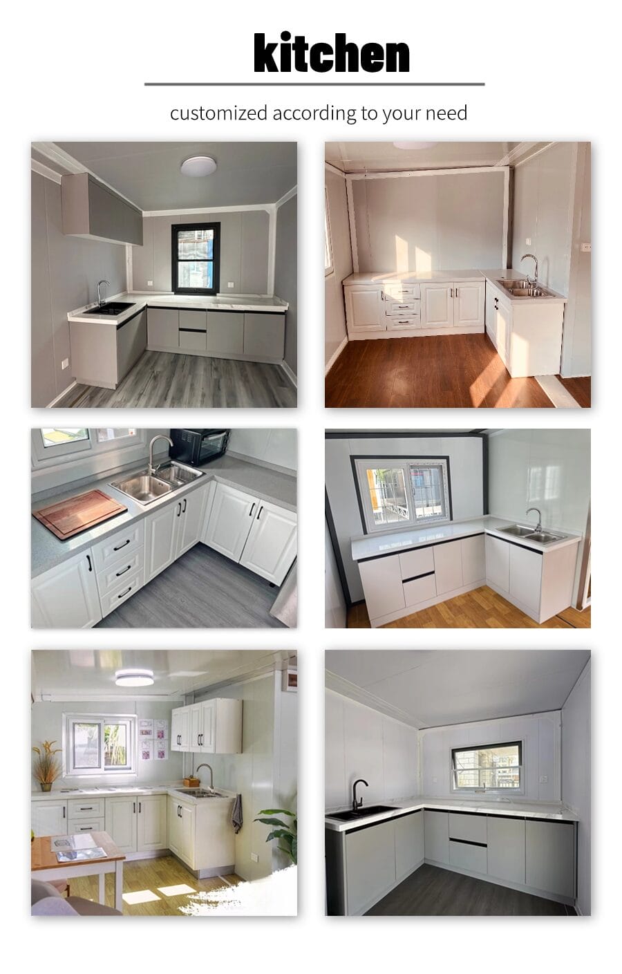 80% people choose the Expandable Container Houses: The Ultimate Guide to Affordable & Sustainable Living 6 Customizable kitchen designs for expandable container homes