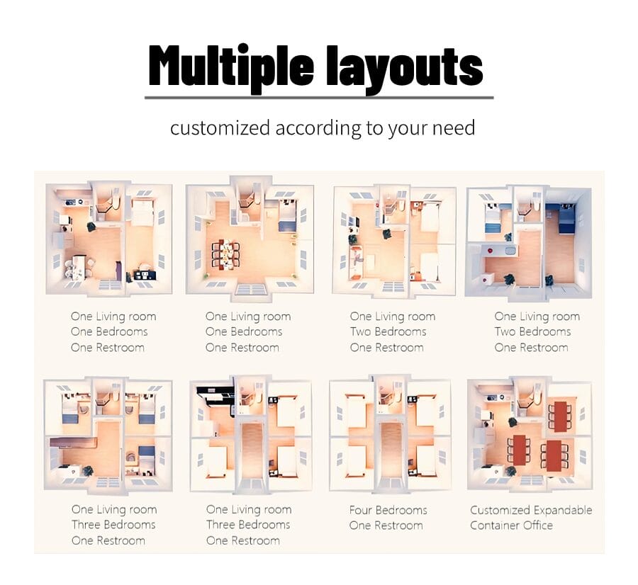 80% people choose the Expandable Container Houses: The Ultimate Guide to Affordable & Sustainable Living 5 Expandable container house layout configurations