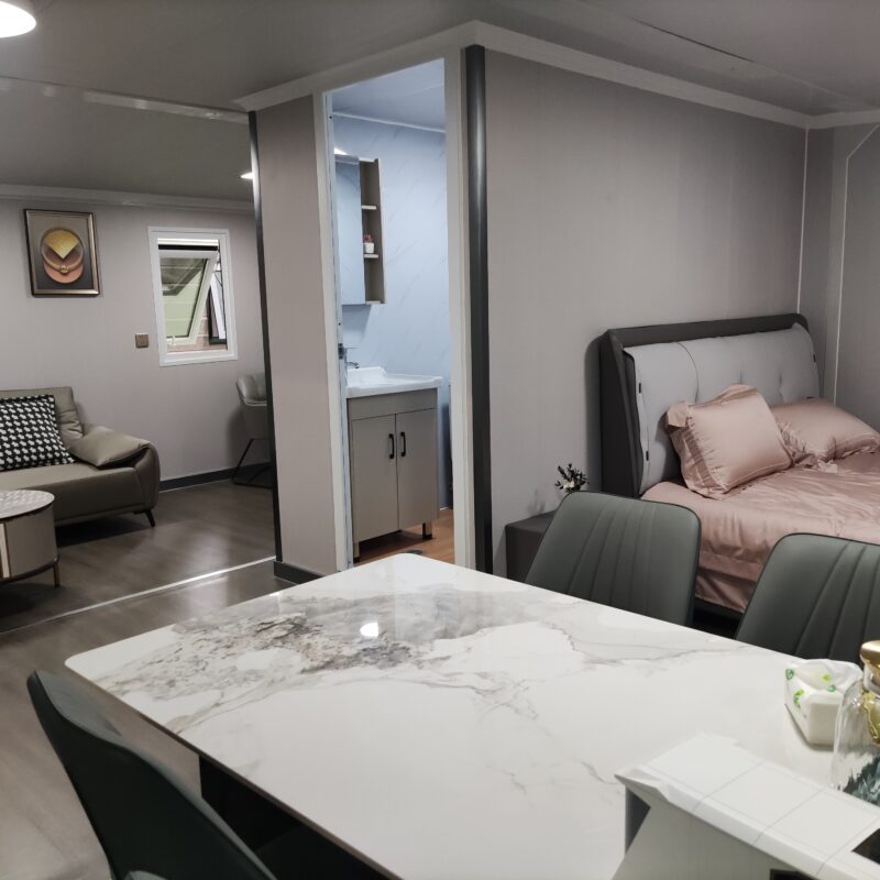 A couple moves into a new home made of expandable container houses 2 IMG 20230927 145739