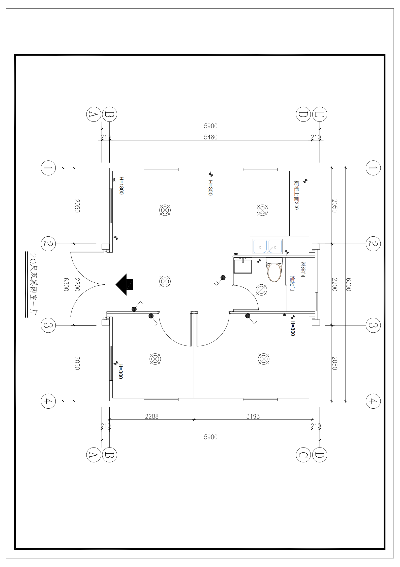 layout05 20ft  2bedroom