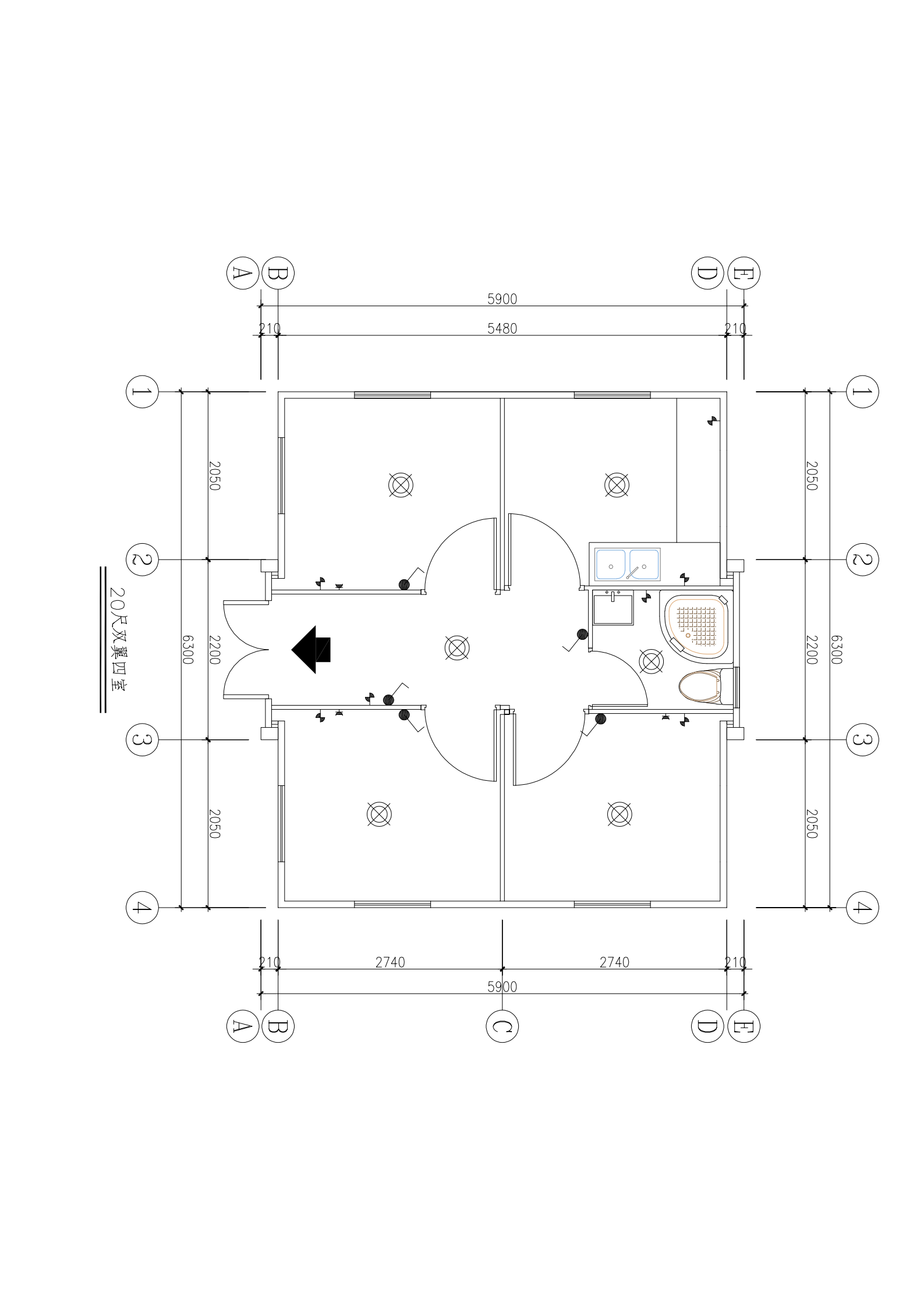 layout03 20ft 3bedroom