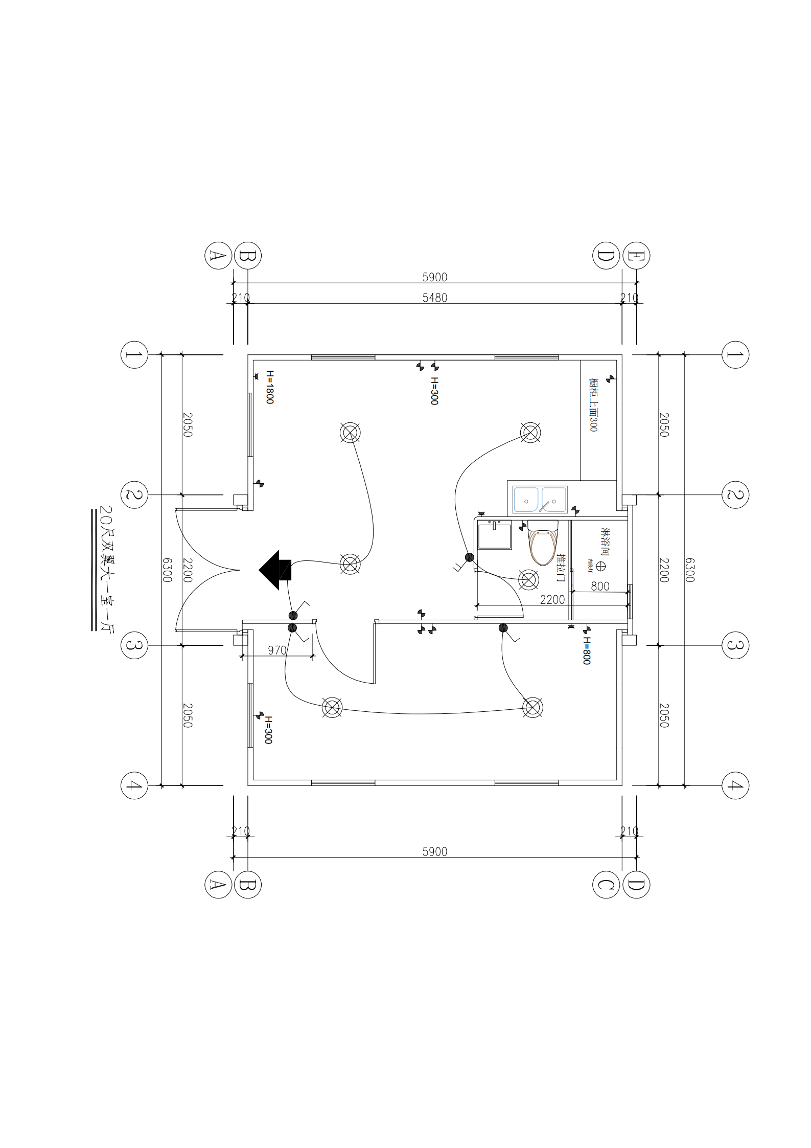 layout02 20ft 1bedroom 1living room