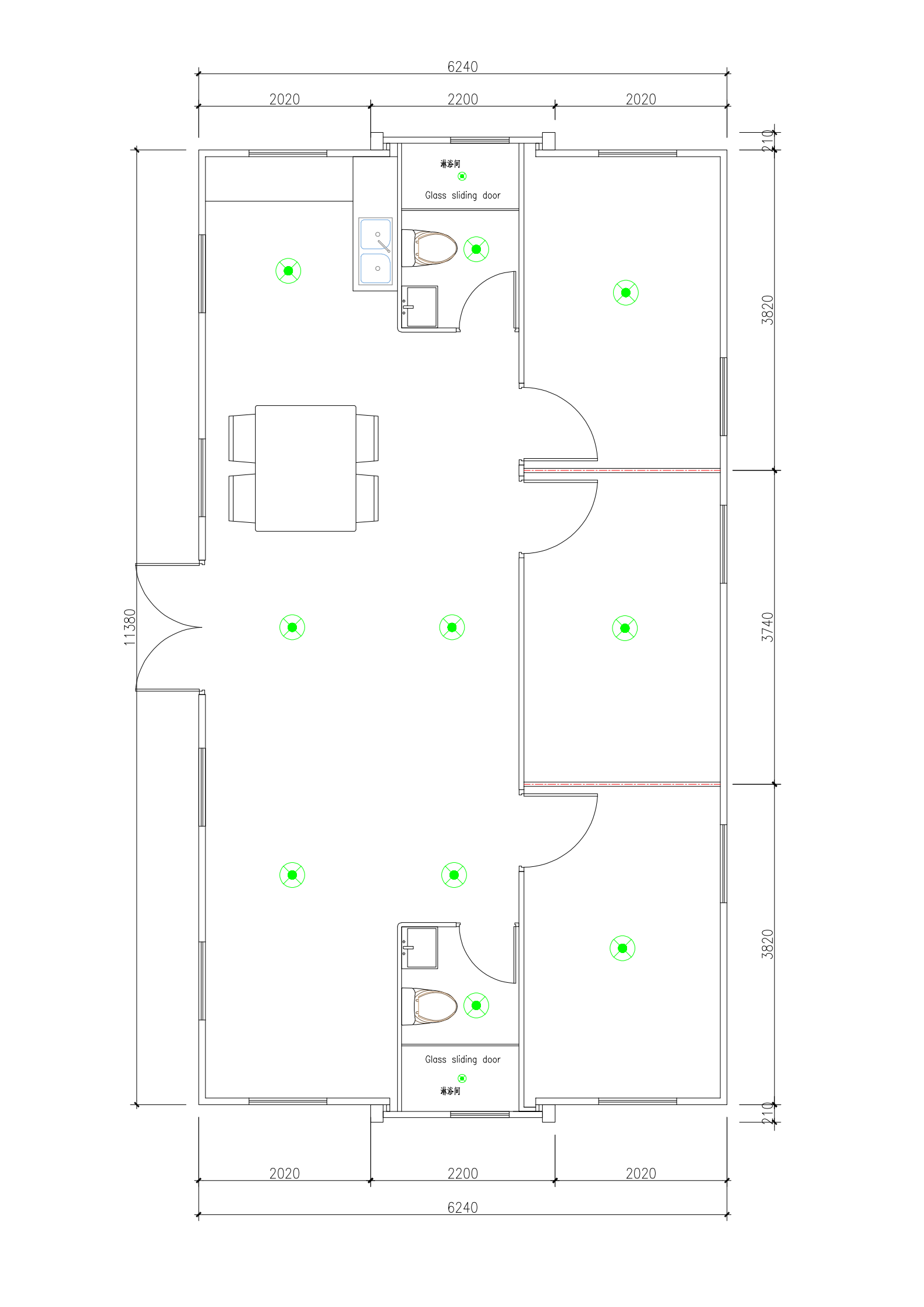 40ft 3bedroom2