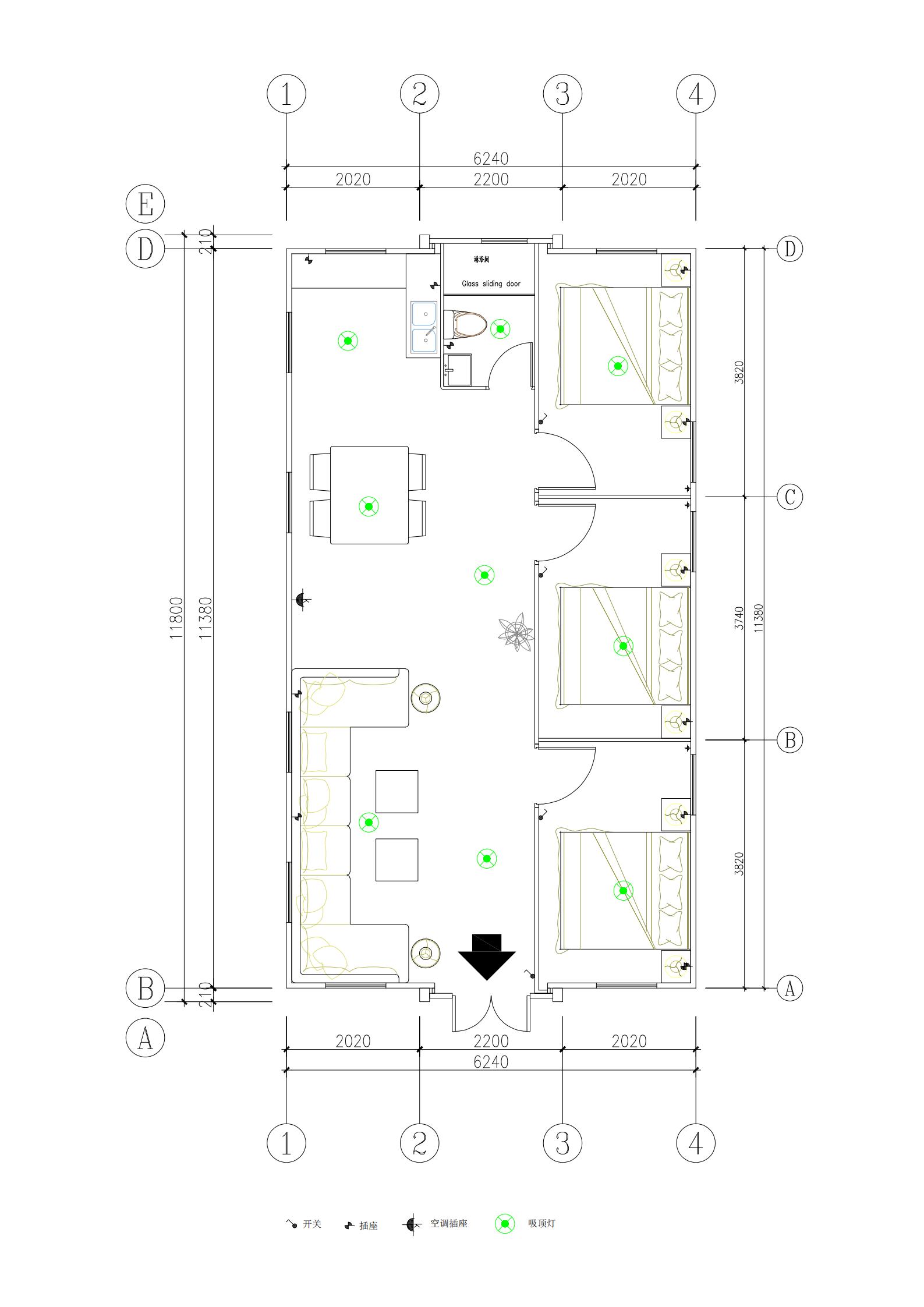 40 ft 3bedroom