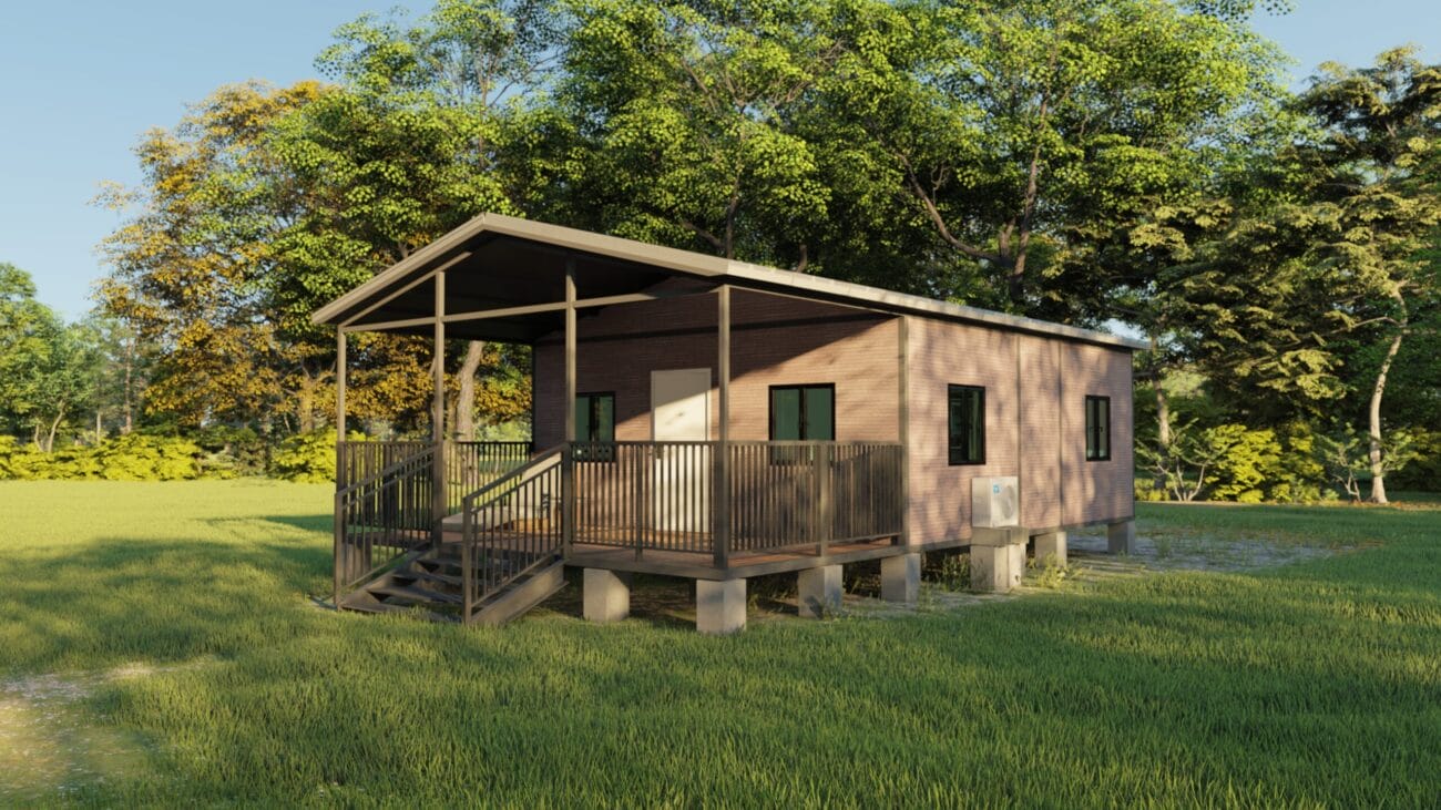 a expandable container house Outdoors